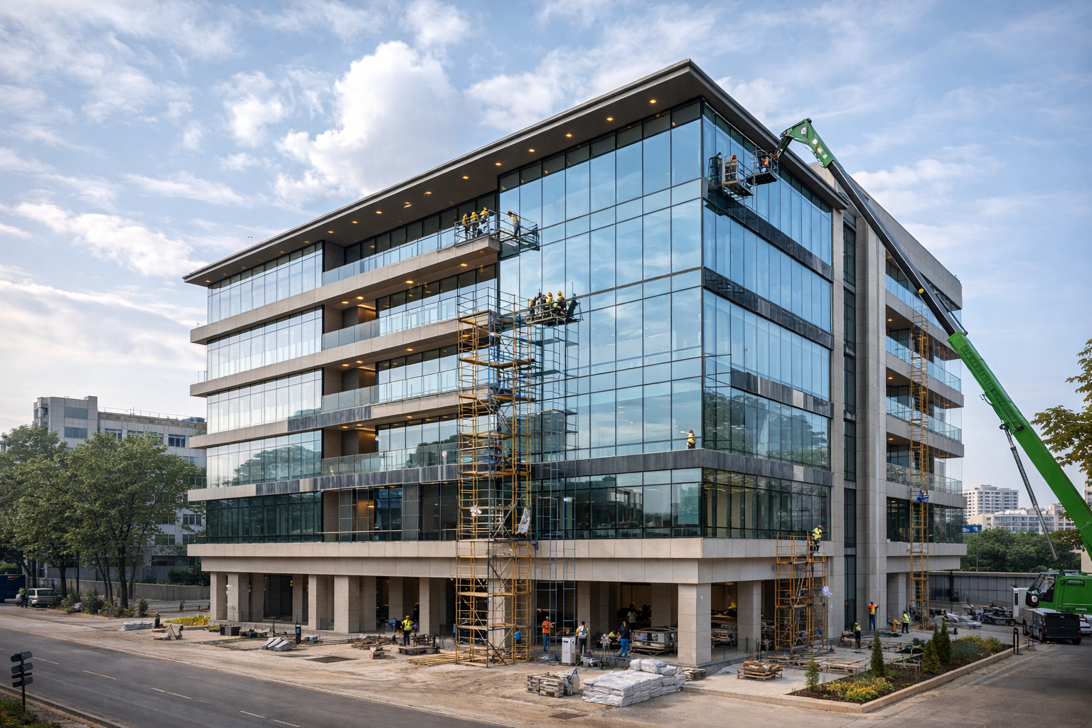 Glass Facade & Exterior Work